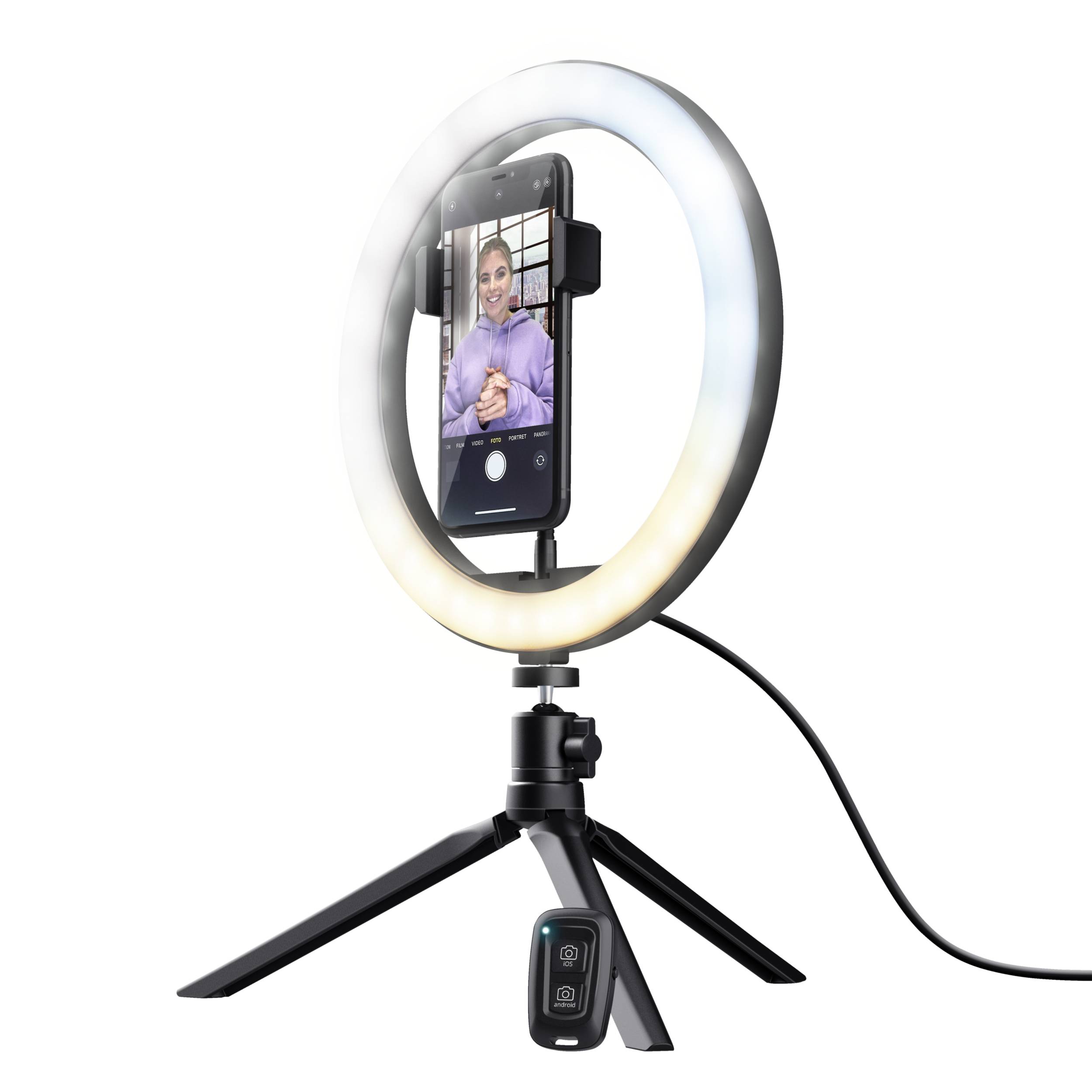 Rca Informatique - image du produit : MAKU VLOGGING KIT WITH LIGHT RING