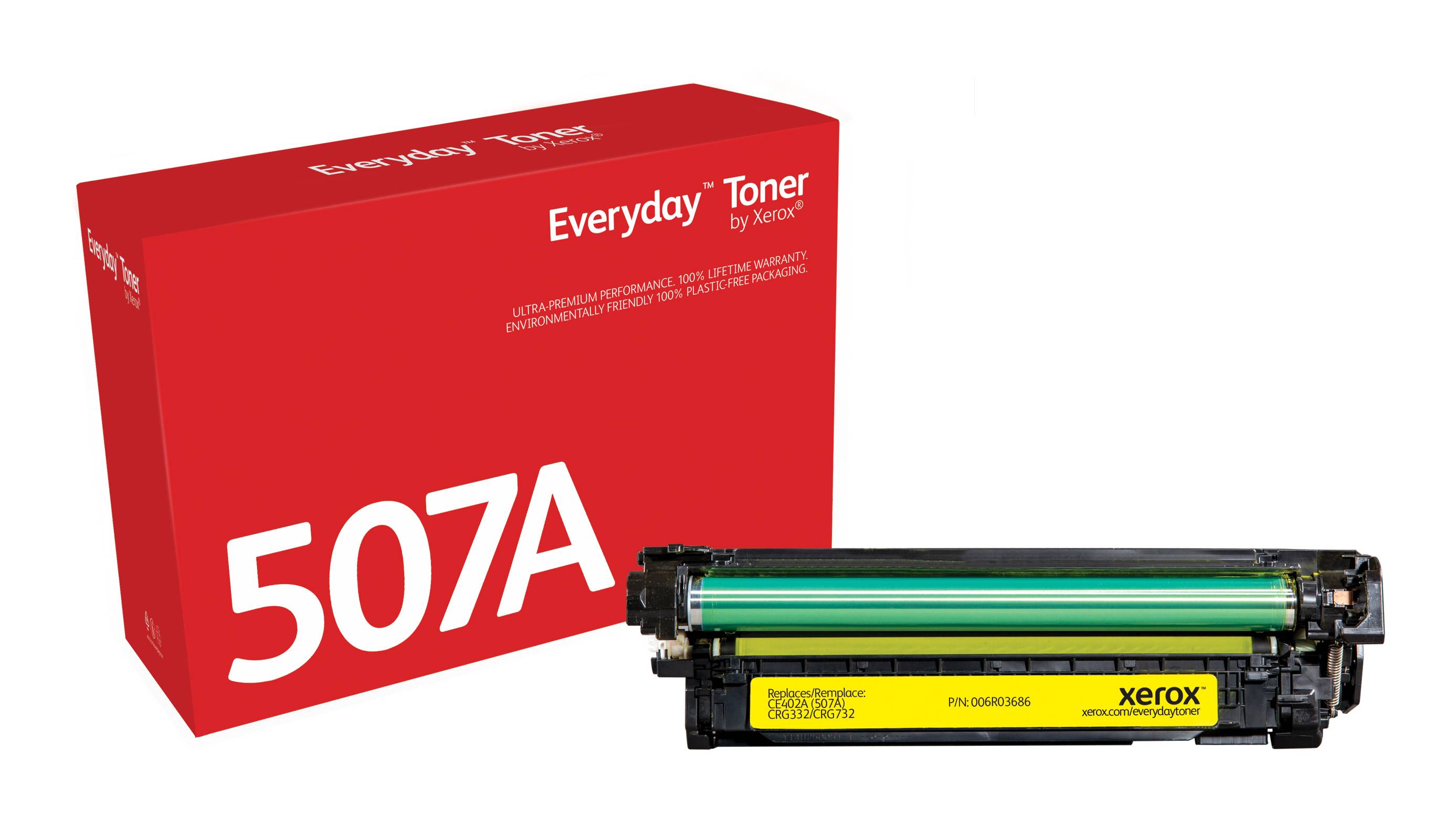 Rca Informatique - Image du produit : YELLOW TONER CARTRIDGE LIKE HP 507A FOR LASERJET ENTERPRISE