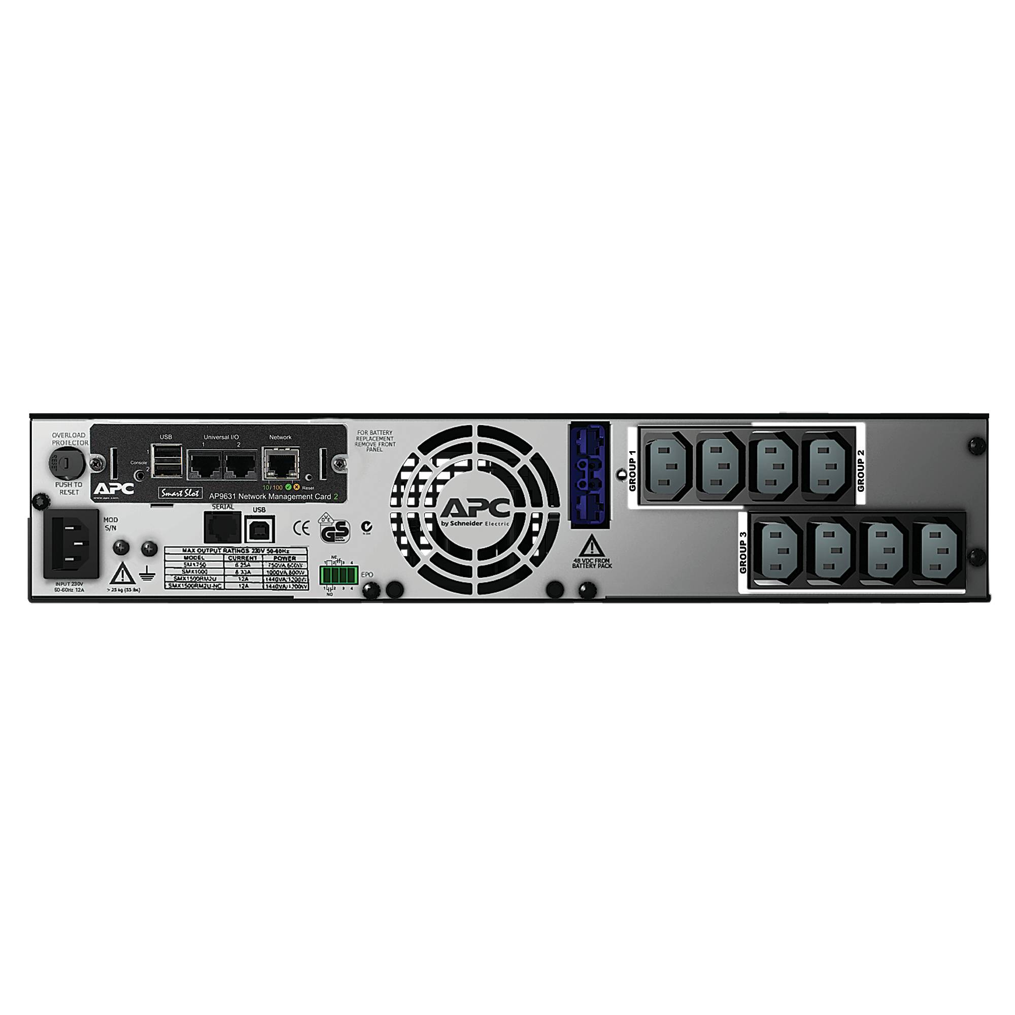 Rca Informatique - image du produit : APC SMART-UPS X 1500VA RACK/TOWER LCD 230V WITH NETWORK
