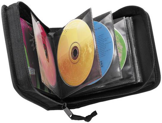 Rca Informatique - image du produit : CASE LOGIC CD WALLET 208+16 BLACK