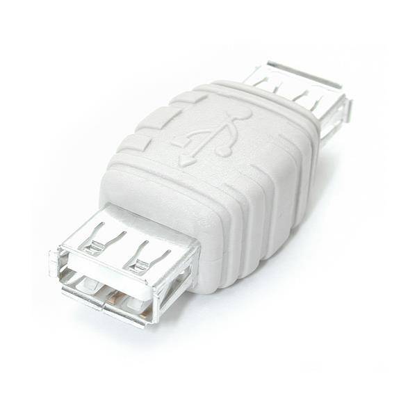 Rca Informatique - Image du produit : CHANGEUR DE GENRE USB - F/F ADAPTATEUR USB A VERS A - BLANC