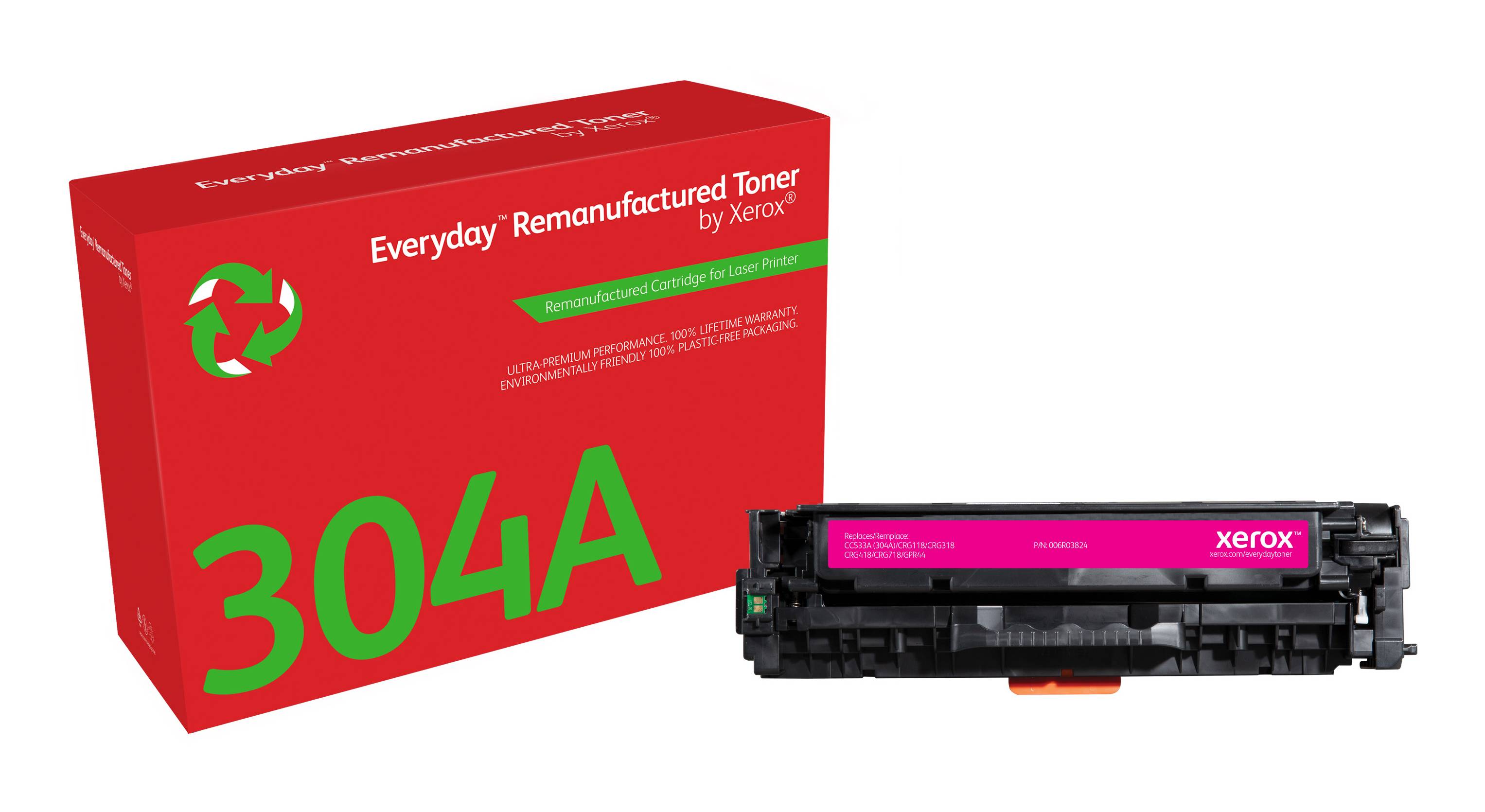 Rca Informatique - Image du produit : MAGENTA TONER CARTRIDGE LIKE HP 304A FOR COLOR LASERJET CP2025