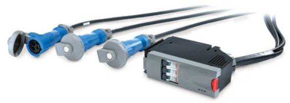 Rca Informatique - image du produit : IT POWER DISTRIBUTION MODULE 3X1 POLE 3 WIRE 32A 3XIEC309 IN