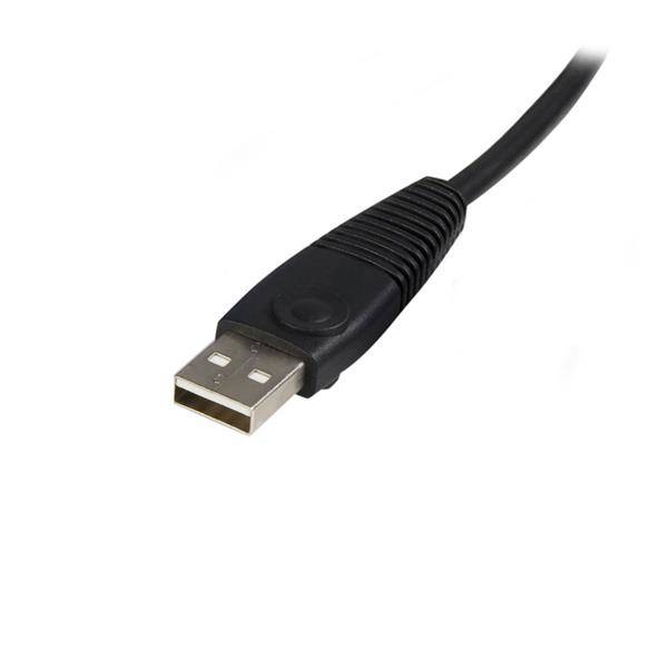 Rca Informatique - image du produit : CABLE POUR COMMUTATEUR KVM VGA AVEC USB 2-EN-1 - 1.80M