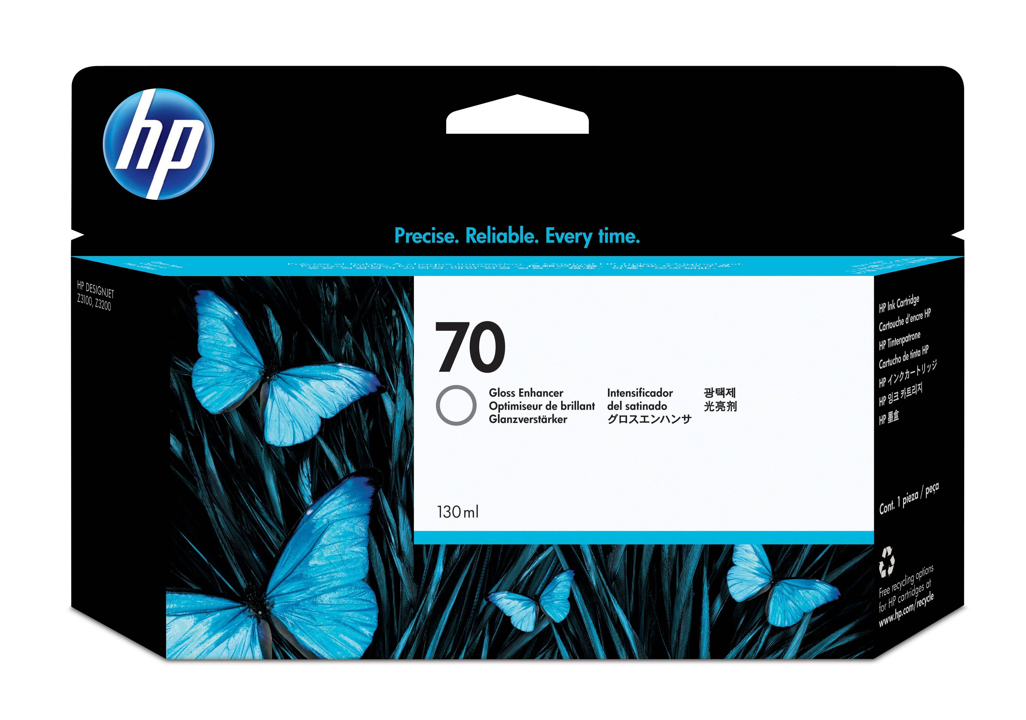 Rca Informatique - Image du produit : HP 70 130 ML GLOSS ENHANCER INK FOR DESIGNJET Z2100 Z3100