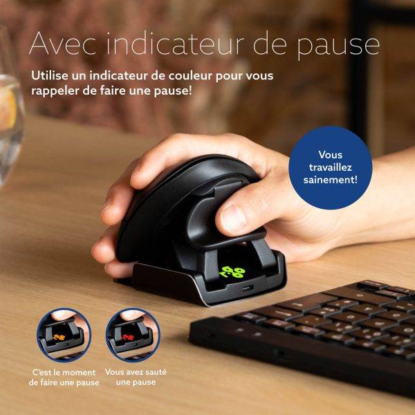 Rca Informatique - image du produit : R-GO TWISTER AMBIDEXTROUS ERGONOMIC MOUSE - WIRED/WIRELESS