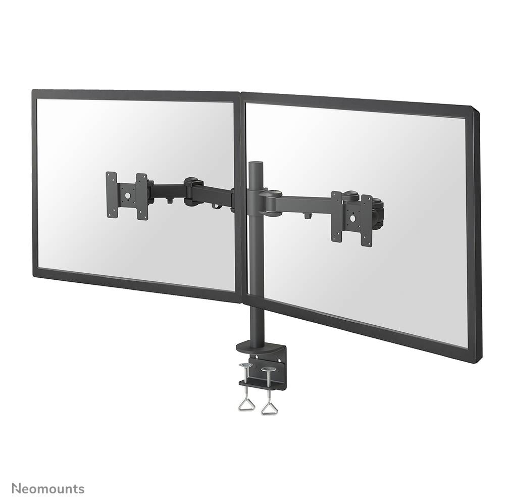 Rca Informatique - image du produit : SUPPORT BUREAU 2 ECRANS LCD/LED TFT JUSQU 26IN 3PTS DE FLEXION