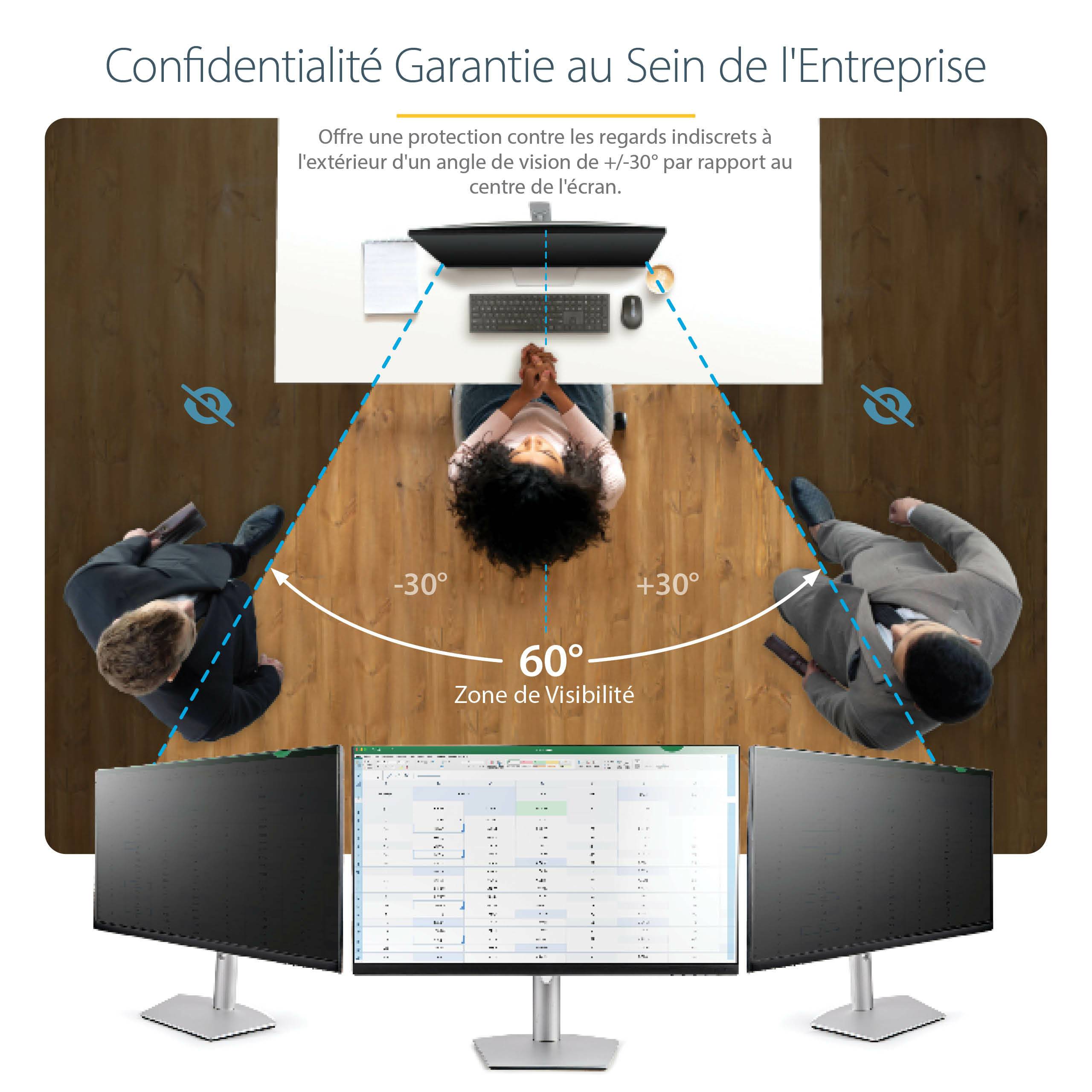 Rca Informatique - image du produit : FILTRE CONFIDENTIALITE 23IN UNIVERSEL - MAT OU BRILLIANT