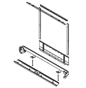 Rca Informatique - Image du produit : CISCO ROOM 70 SINGLE SCREEN WALL MOUNT KIT