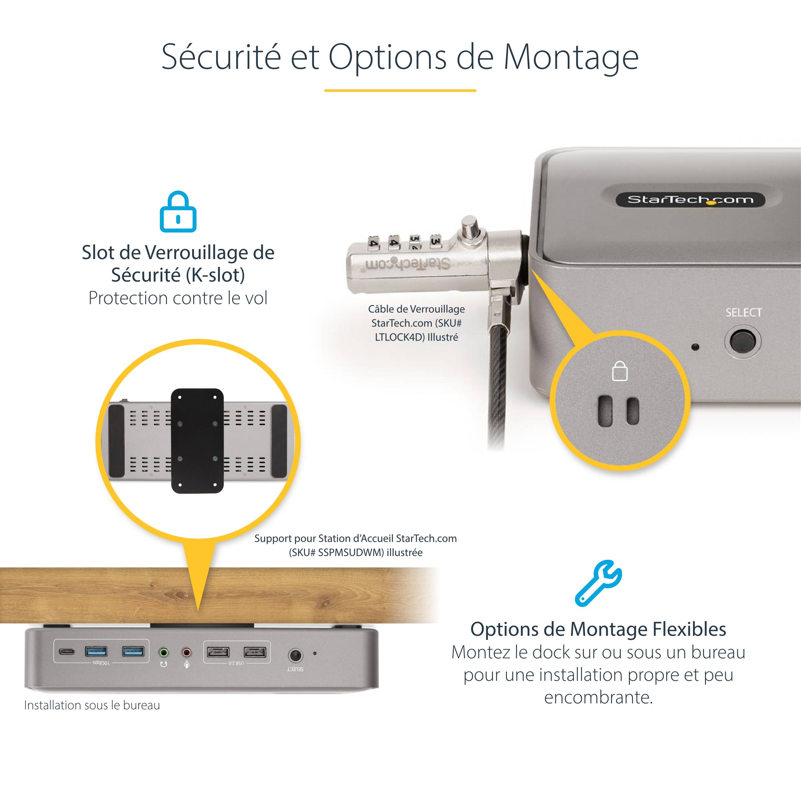 Rca Informatique - image du produit : DUAL-LAPTOP USB-C KVM DOCKING STATION - KVM SWITCH DOCK