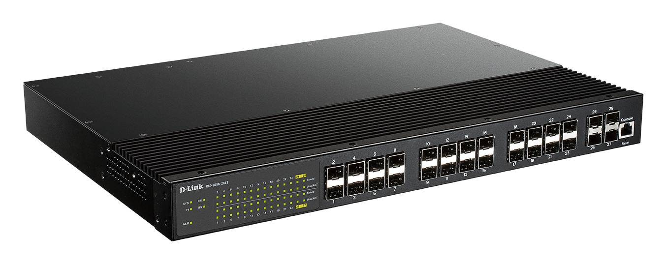 Rca Informatique - Image du produit : 24 PORTS SFP+ 4 PORT 10G SFP+ WITH SINGLE AC INPUT