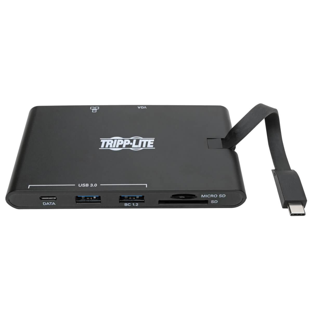 Rca Informatique - image du produit : USB-C LAPTOP DOCKING STATION HDMI/VGA THUNDERBOLT 3 BLK