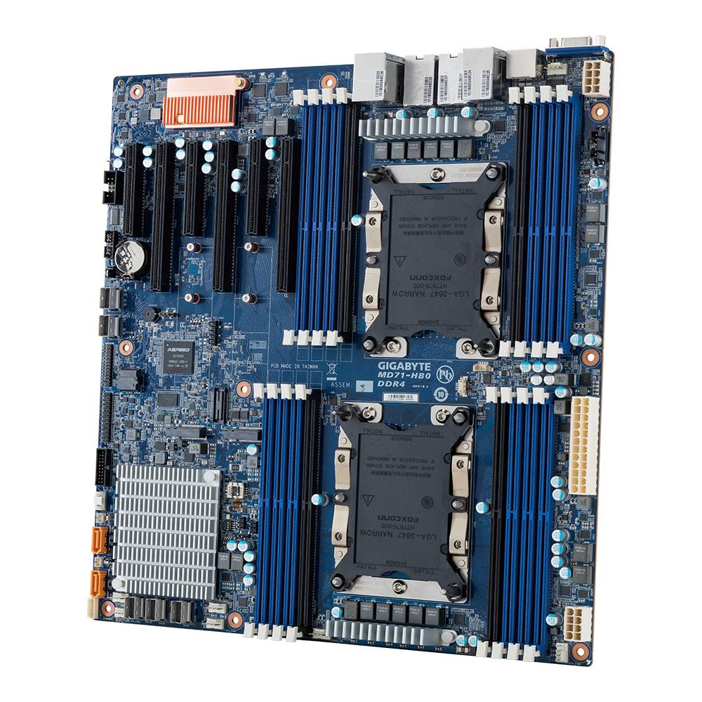 Rca Informatique - image du produit : INTEL MB MD71-HB0 2XLGA3647 16XDIMM 2X10GB 2X1GB 12XSATA3