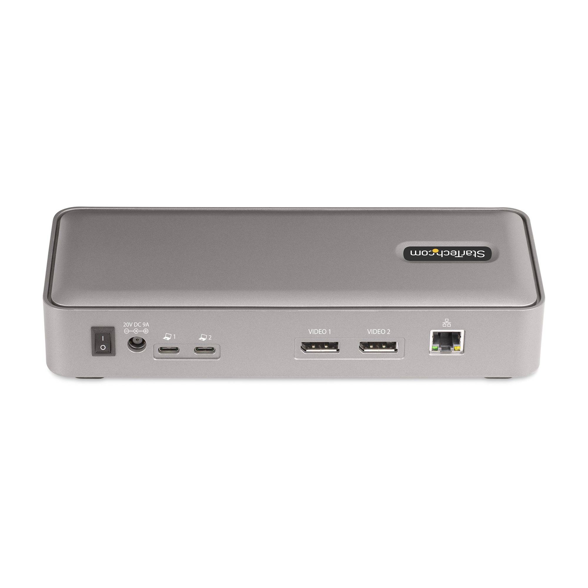 Rca Informatique - image du produit : DUAL-LAPTOP USB-C KVM DOCKING STATION - KVM SWITCH DOCK