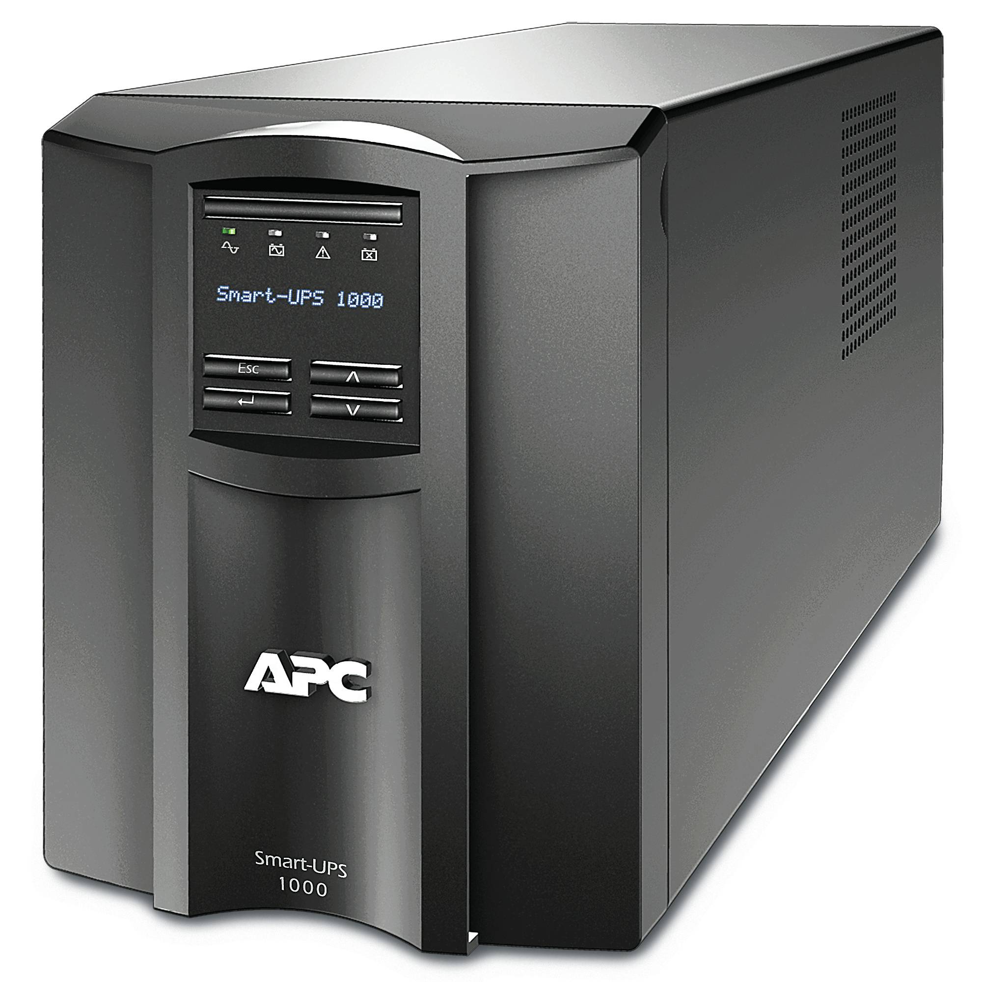Rca Informatique - Image du produit : APC SMART-UPS 1000VA LCD 230V WITH SMARTCONNECT IN