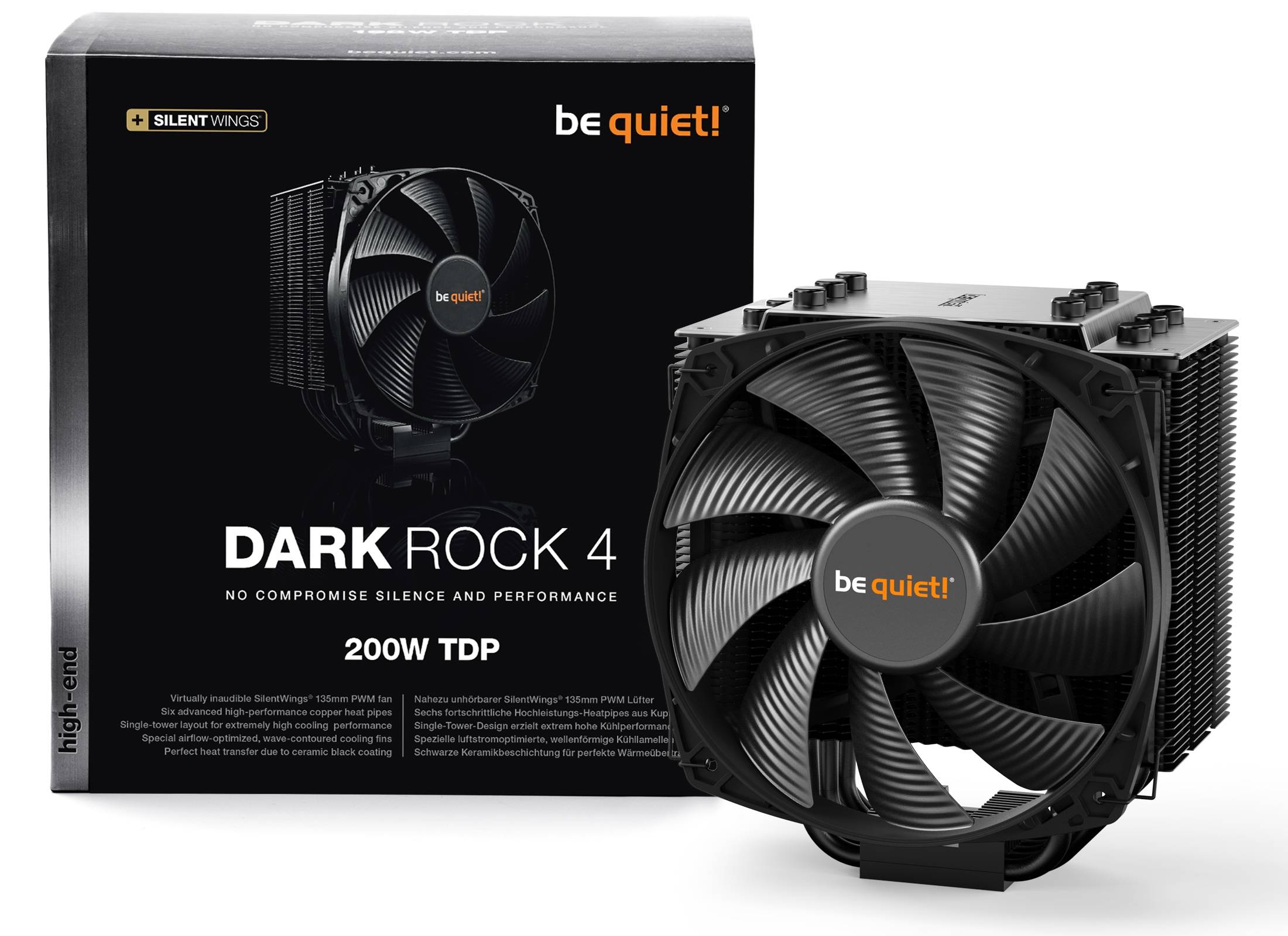 Rca Informatique - image du produit : BE QUIET DARK ROCK 4 .