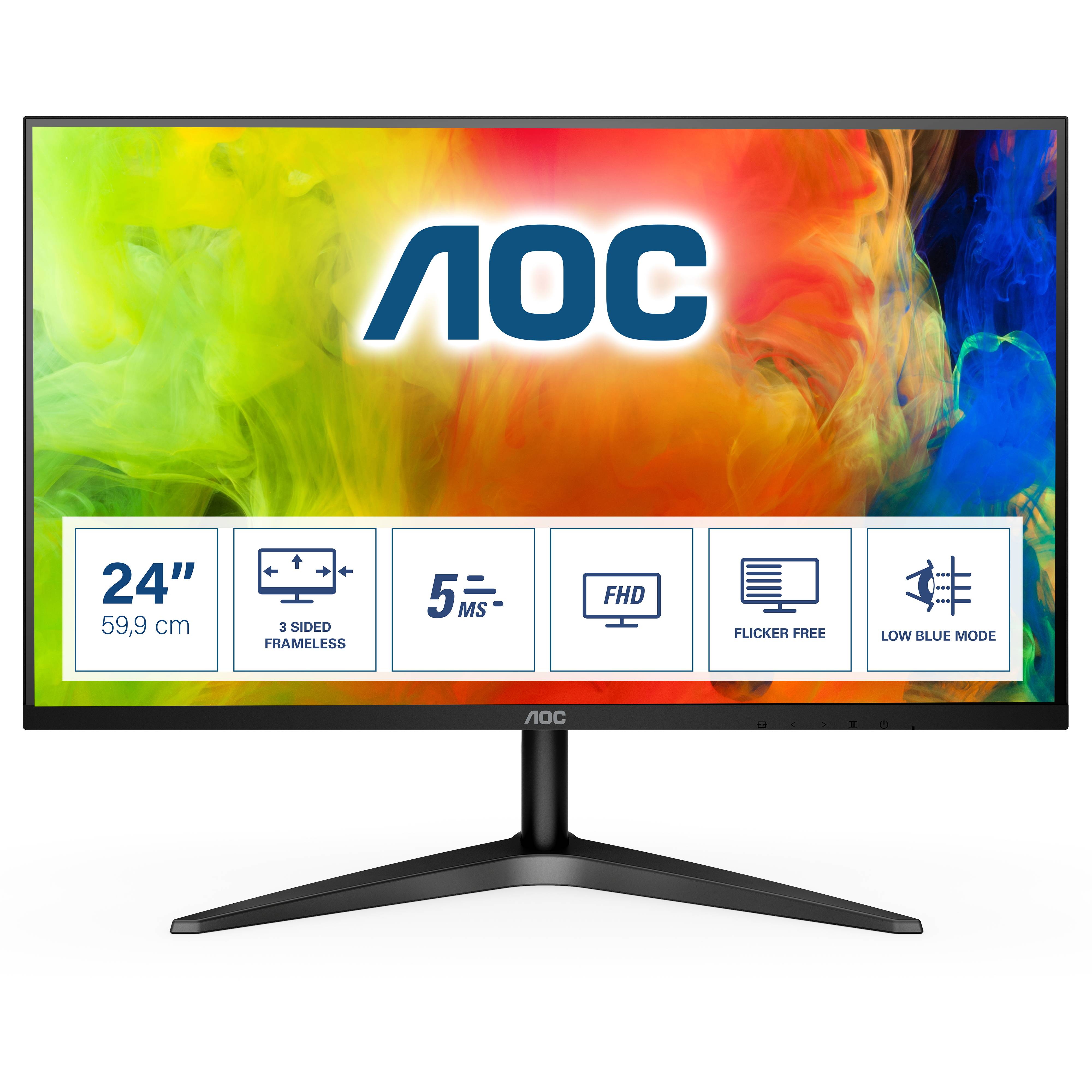 Rca Informatique - image du produit : 24B1H 23.6IN MVA FHD 250CD/5MS/HDMI/VGA