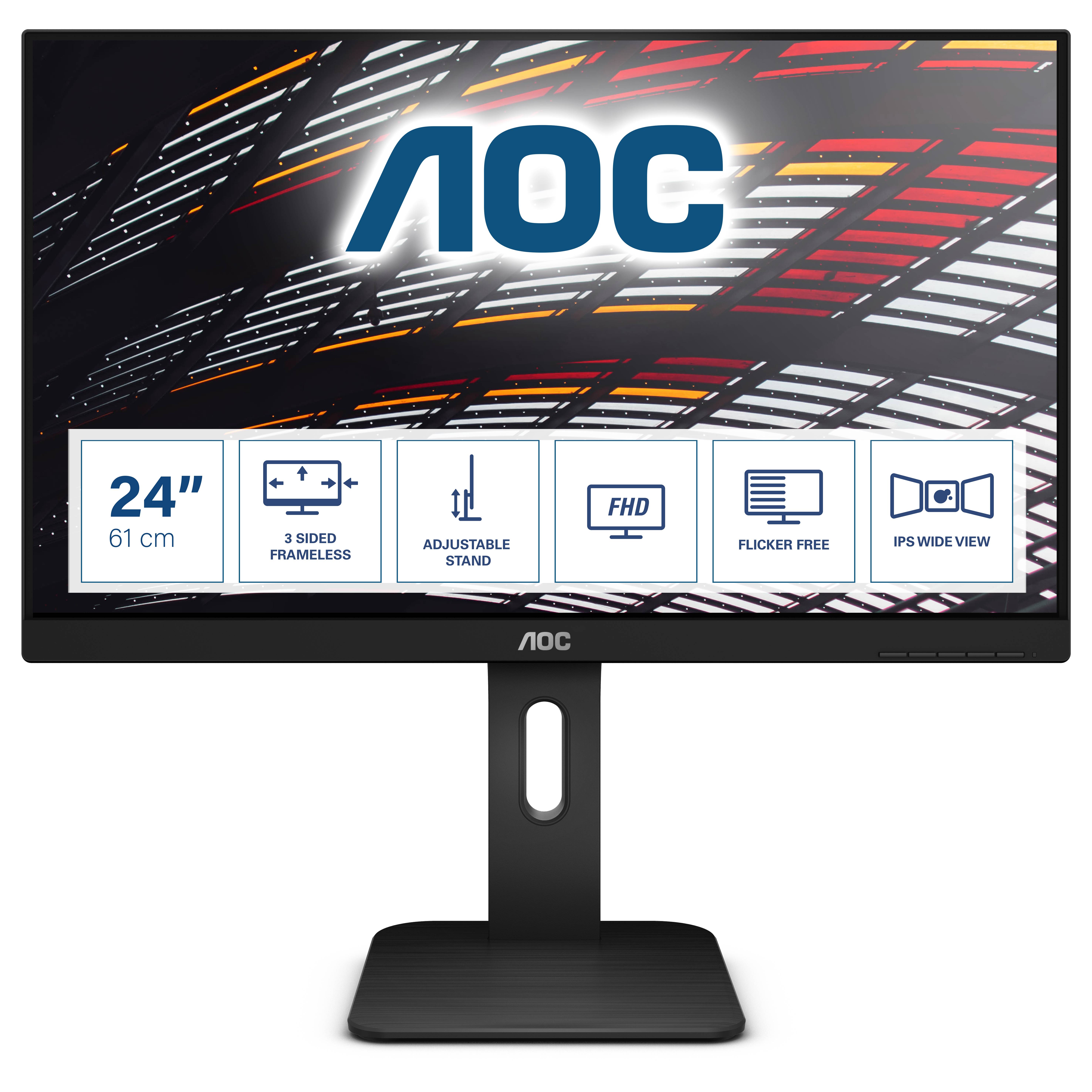 Rca Informatique - image du produit : 24IN LCD 1920X1200 16.10 4MS X24P1 2000:1 VGA/DHMI