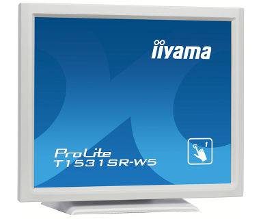 Rca Informatique - image du produit : T1531SR-W5 700:1 8MS WHITE 15IN LCD-TOUCH 1024 X 768 4:3