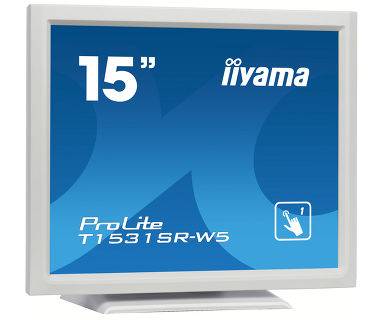 Rca Informatique - image du produit : T1531SR-W5 700:1 8MS WHITE 15IN LCD-TOUCH 1024 X 768 4:3