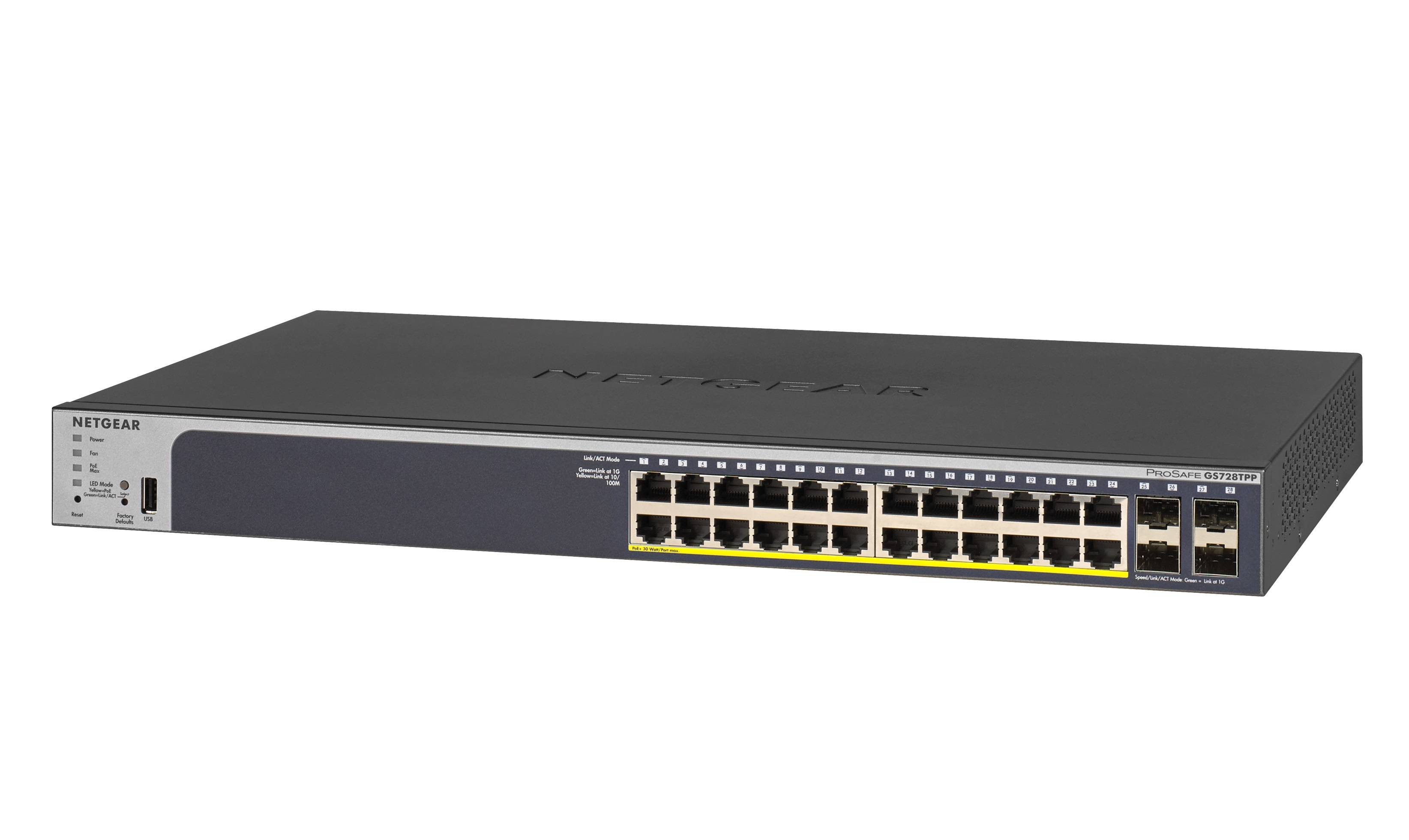 Rca Informatique - Image du produit : 28PORT POE+ GB SMART MGD SWITCH IN