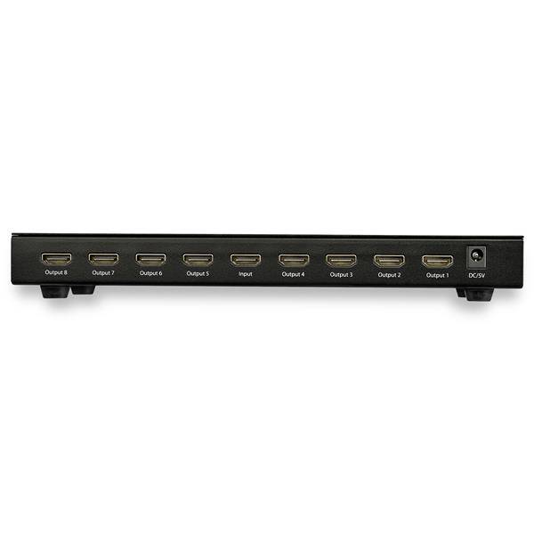 Rca Informatique - image du produit : 8-PORT HDMI SPLITTER - 4K HDMI SPLITTER BOX - 4K 60HZ