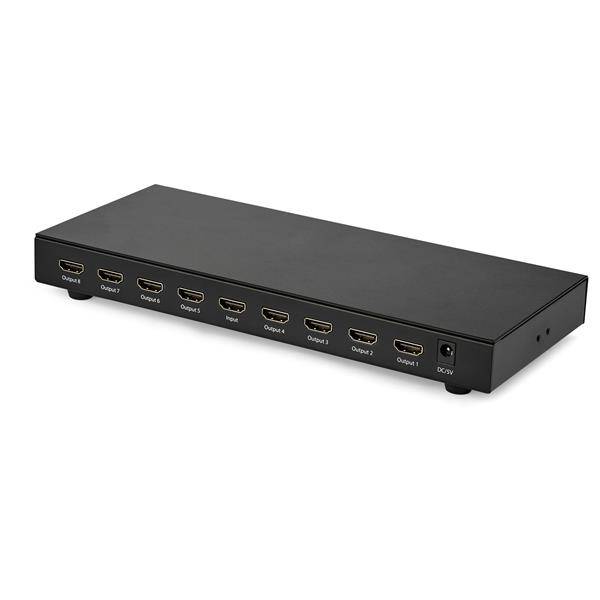 Rca Informatique - image du produit : 8-PORT HDMI SPLITTER - 4K HDMI SPLITTER BOX - 4K 60HZ