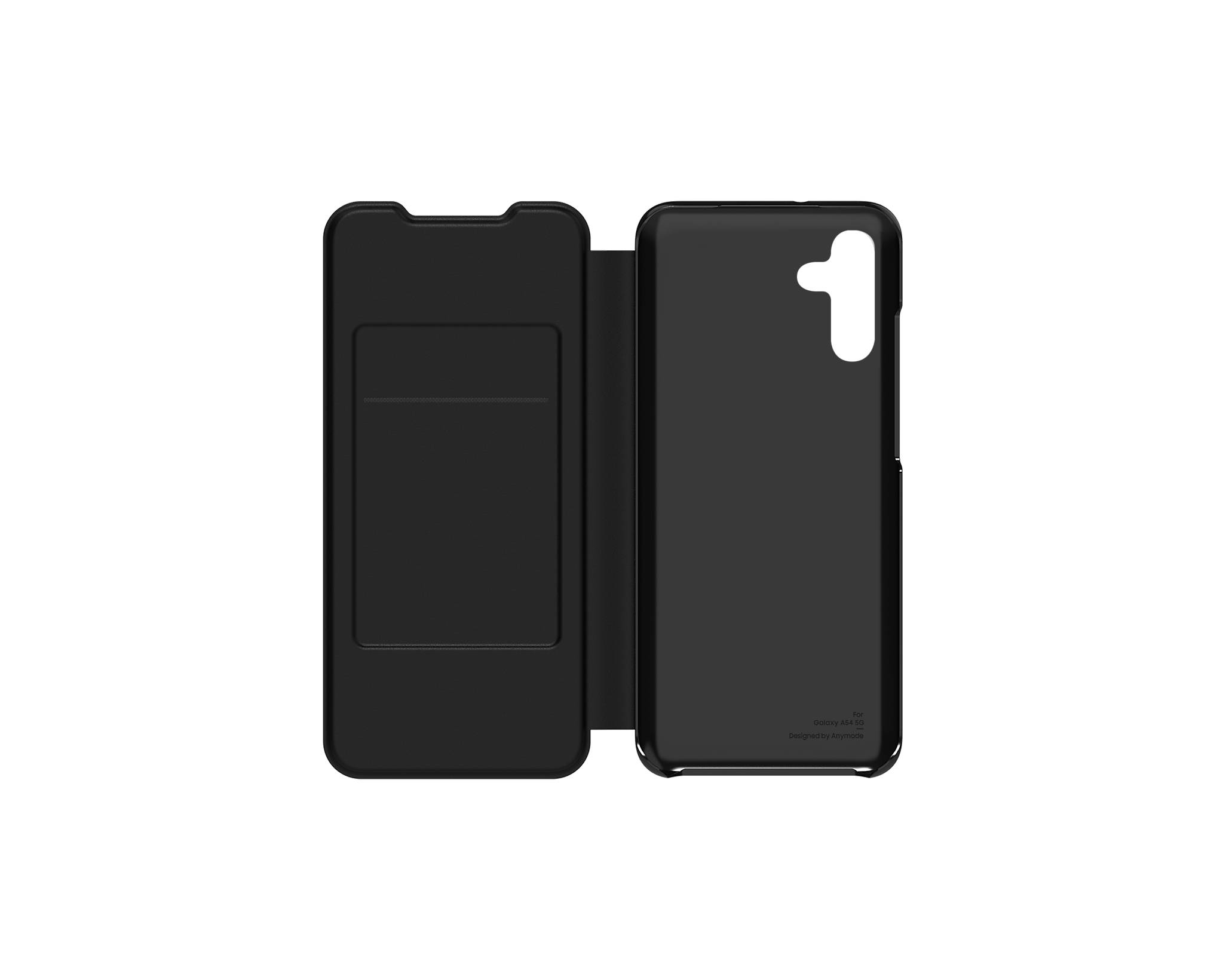 Rca Informatique - image du produit : FLIP WALLET DESIGNED GALAXY A54 5G BLACK