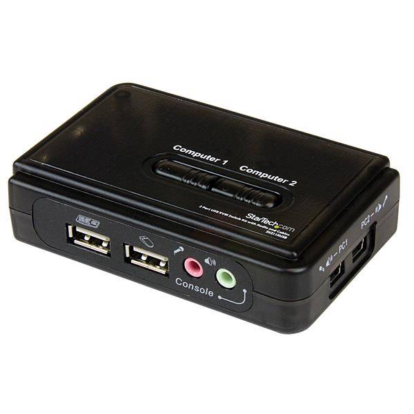 Rca Informatique - Image du produit : COMMUTATEUR KVM 2 PORTS VGA USB ET AUDIO - 2048X1536
