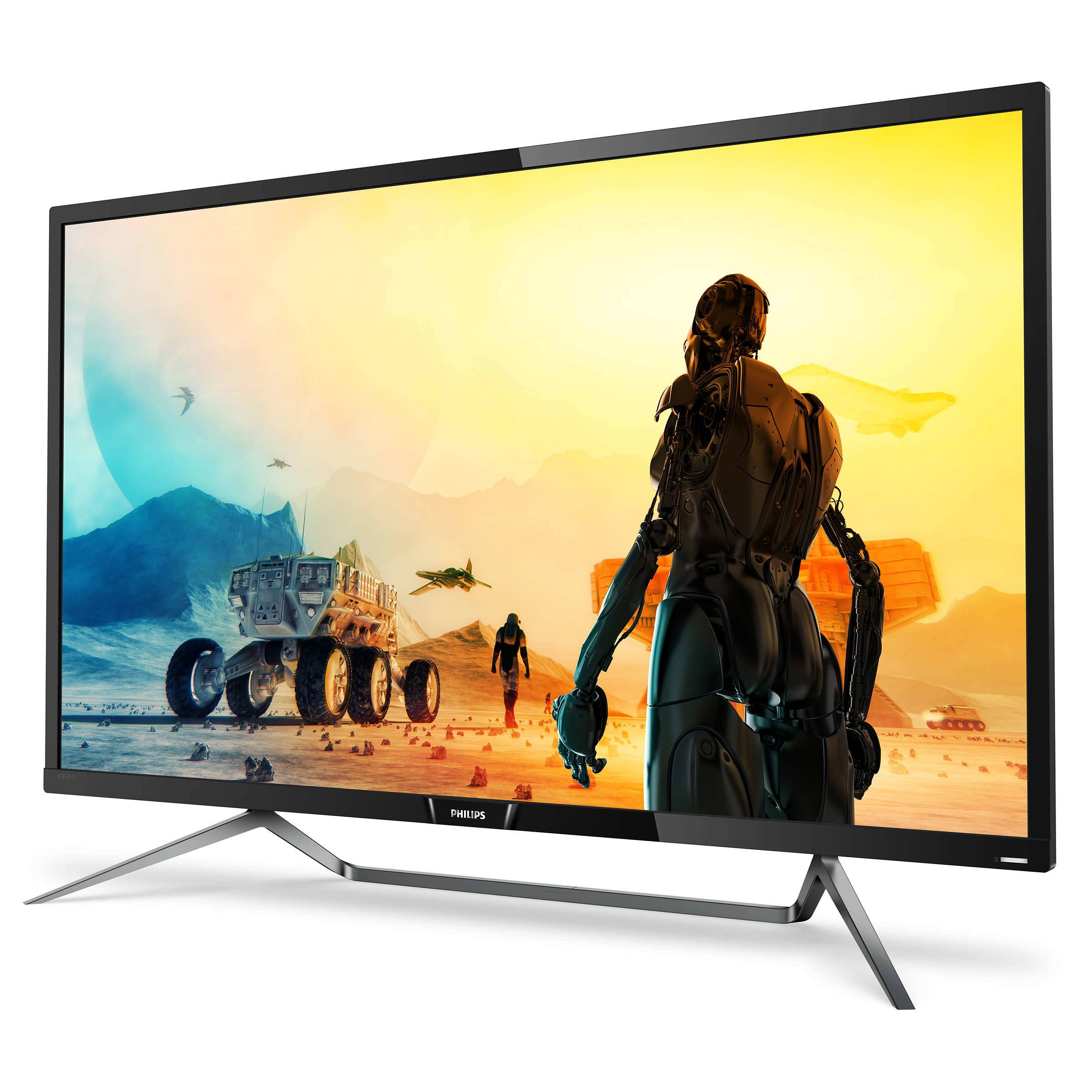 Rca Informatique - image du produit : 43IN 3840X2160 16:9 4MS 436M6VBPAB 4000:1 USB/HDMI