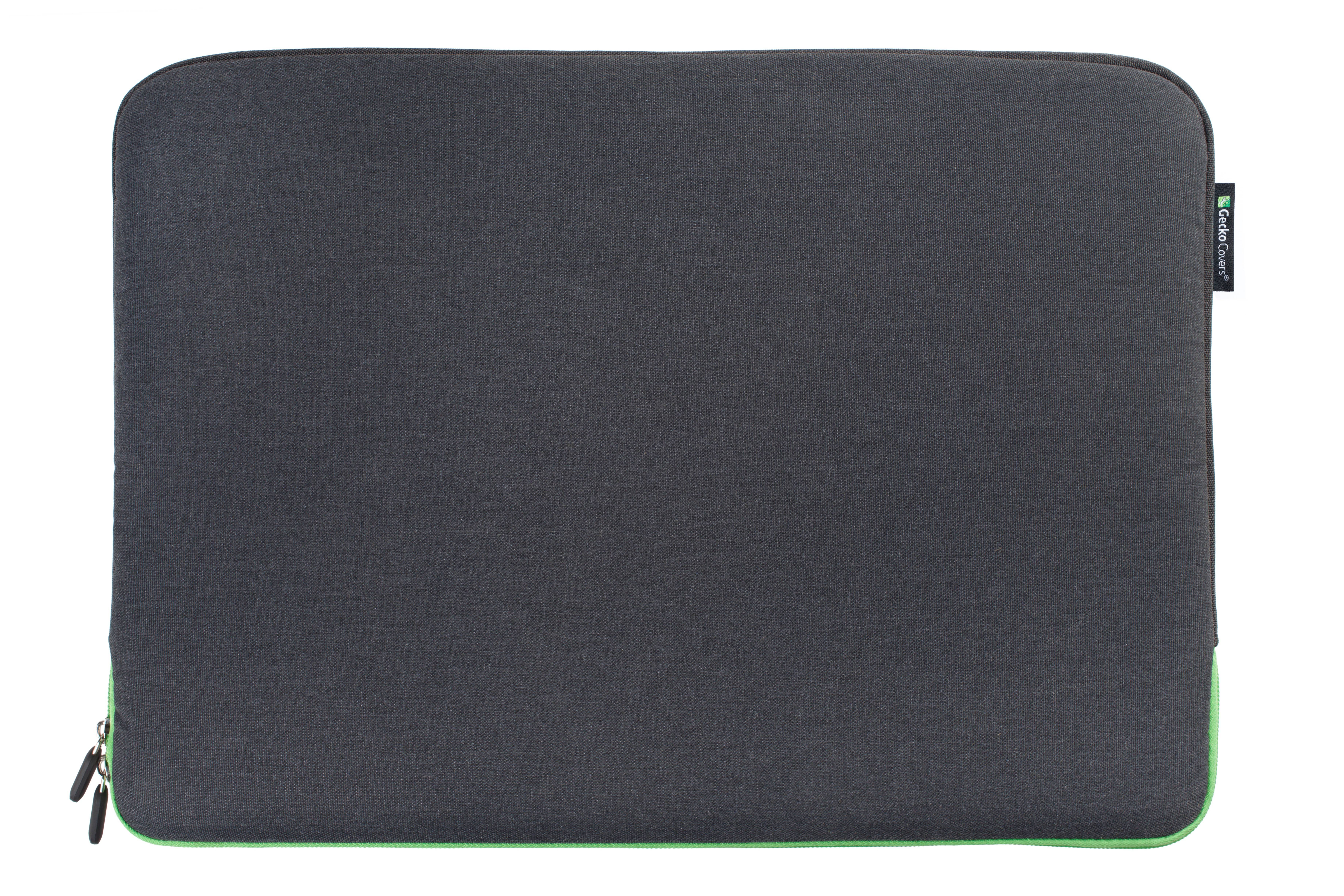 Rca Informatique - image du produit : UNIVERSAL ZIPPER SLEEVE LAPTOP 15IN GREEN GREY