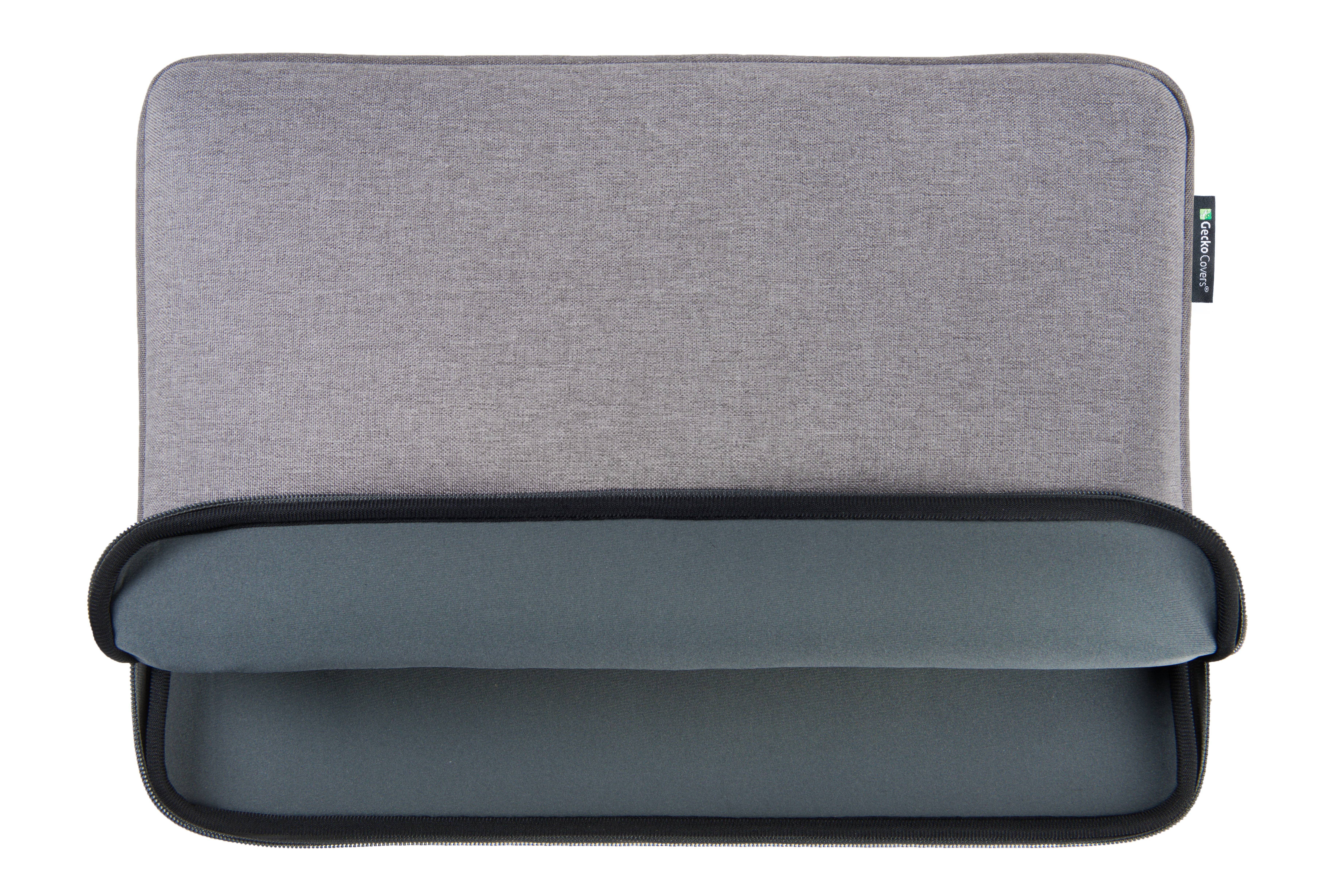 Rca Informatique - image du produit : UNIVERSAL ZIPPER SLEEVE LAPTOP 15IN GREY