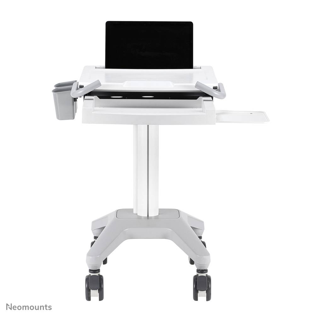 Rca Informatique - image du produit : NEWSTAR MOBILE LAPTOP CART INCL. KEYBOARD AND MOUSE DRAWER