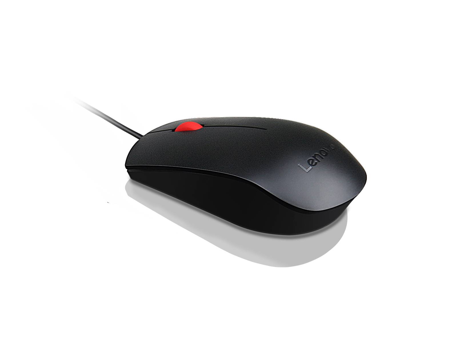 Rca Informatique - image du produit : LENOVO ESSENTIAL USB MOUSE PERP IN THINKRED