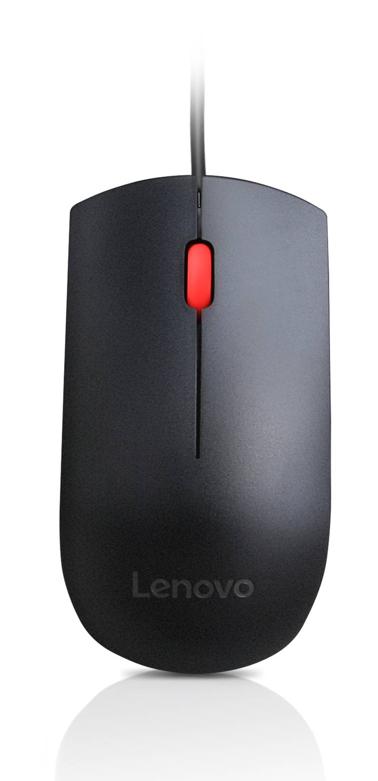 Rca Informatique - image du produit : LENOVO ESSENTIAL USB MOUSE PERP IN THINKRED