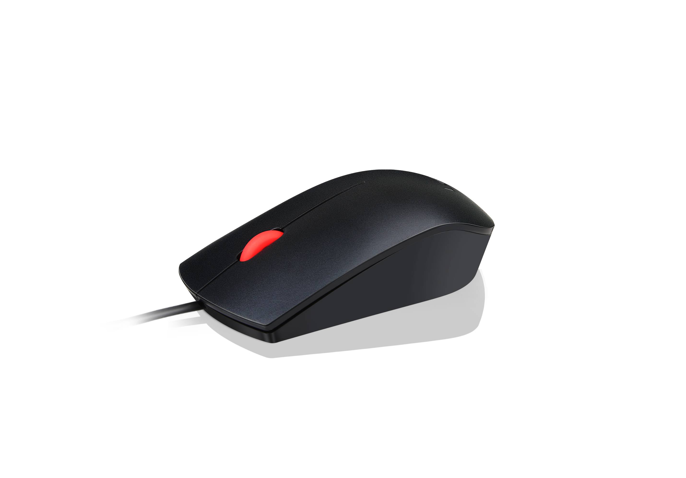 Rca Informatique - Image du produit : LENOVO ESSENTIAL USB MOUSE PERP IN THINKRED