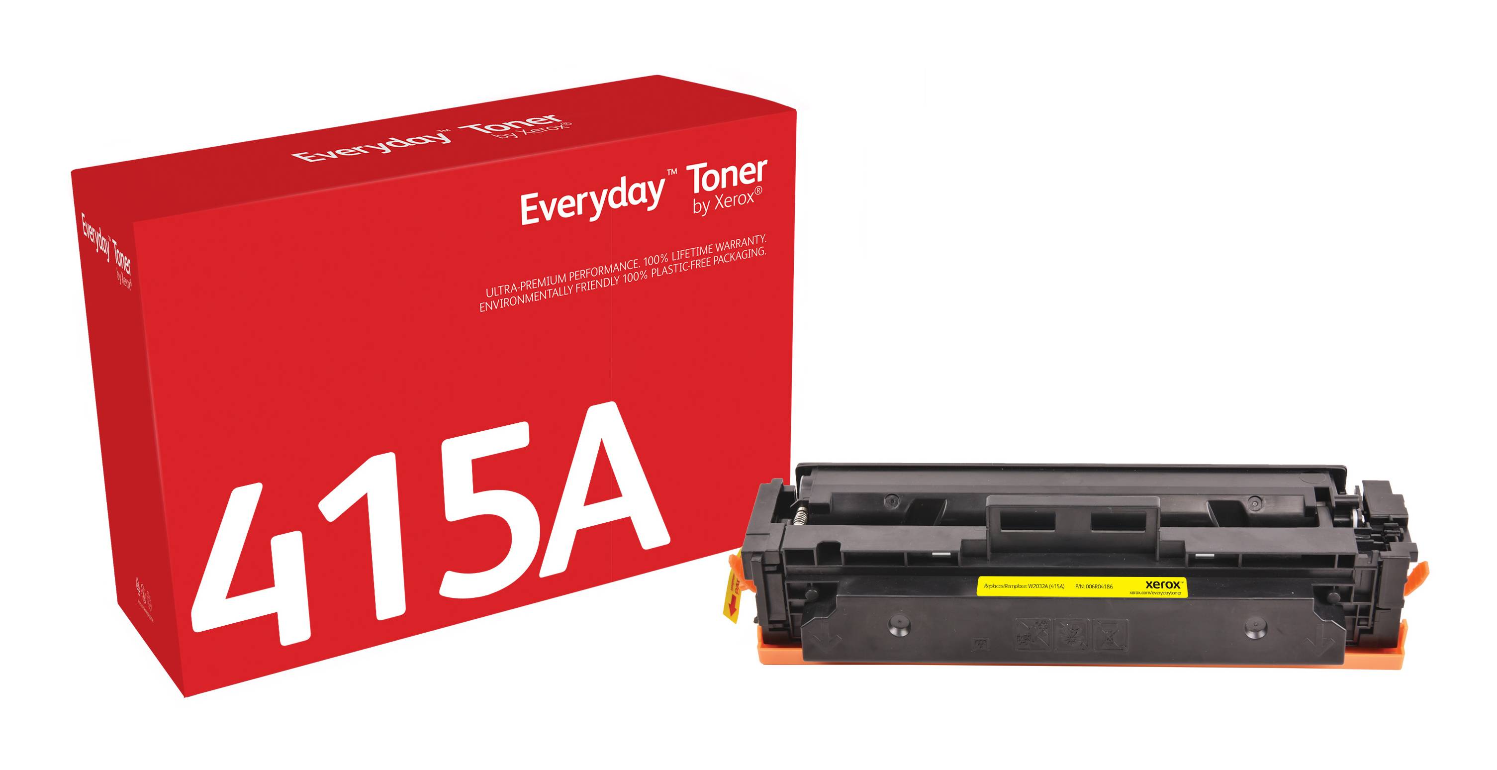 Rca Informatique - Image du produit : EVERYDAY YELLOW TONER FOR HP 415A (W2032A) STANDARD CAPACITY