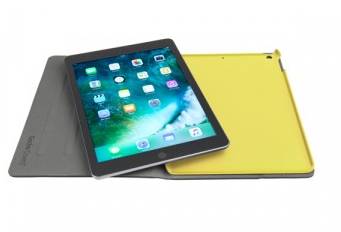 Rca Informatique - image du produit : APPLE IPAD 9.7IN (2017/2018) EASY-CLICK COVER BROWN YELLOW