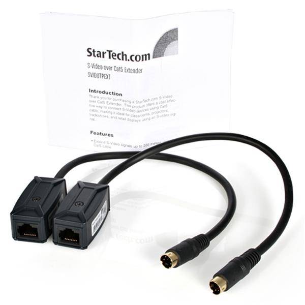 Rca Informatique - image du produit : CABLE EXTENDEUR S-VIDEO SUR CAT5