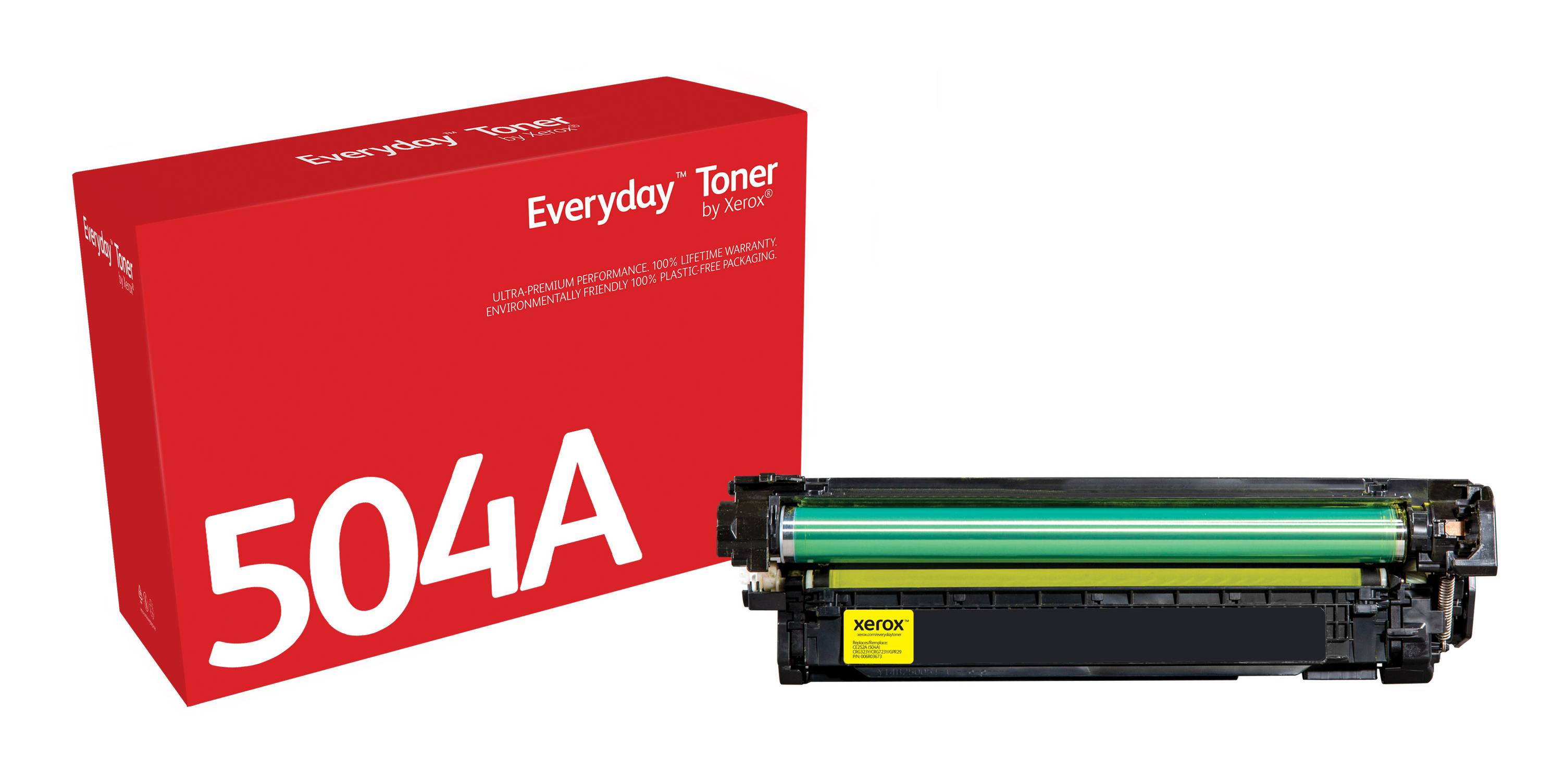 Rca Informatique - Image du produit : YELLOW TONER CARTRIDGE LIKE HP 504A FOR COLOR LASERJET CP3525