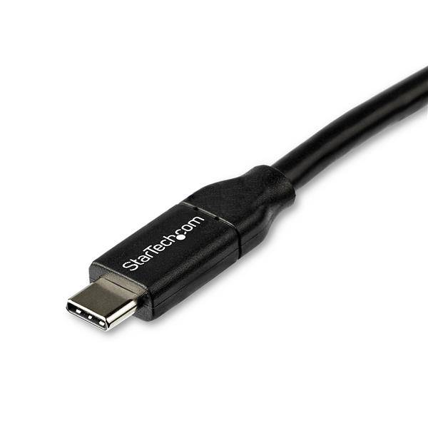 Rca Informatique - image du produit : 2M USB TYPE C CABLE WITH 5A PD - USB 2.0 - USB-IF CERTIFIED