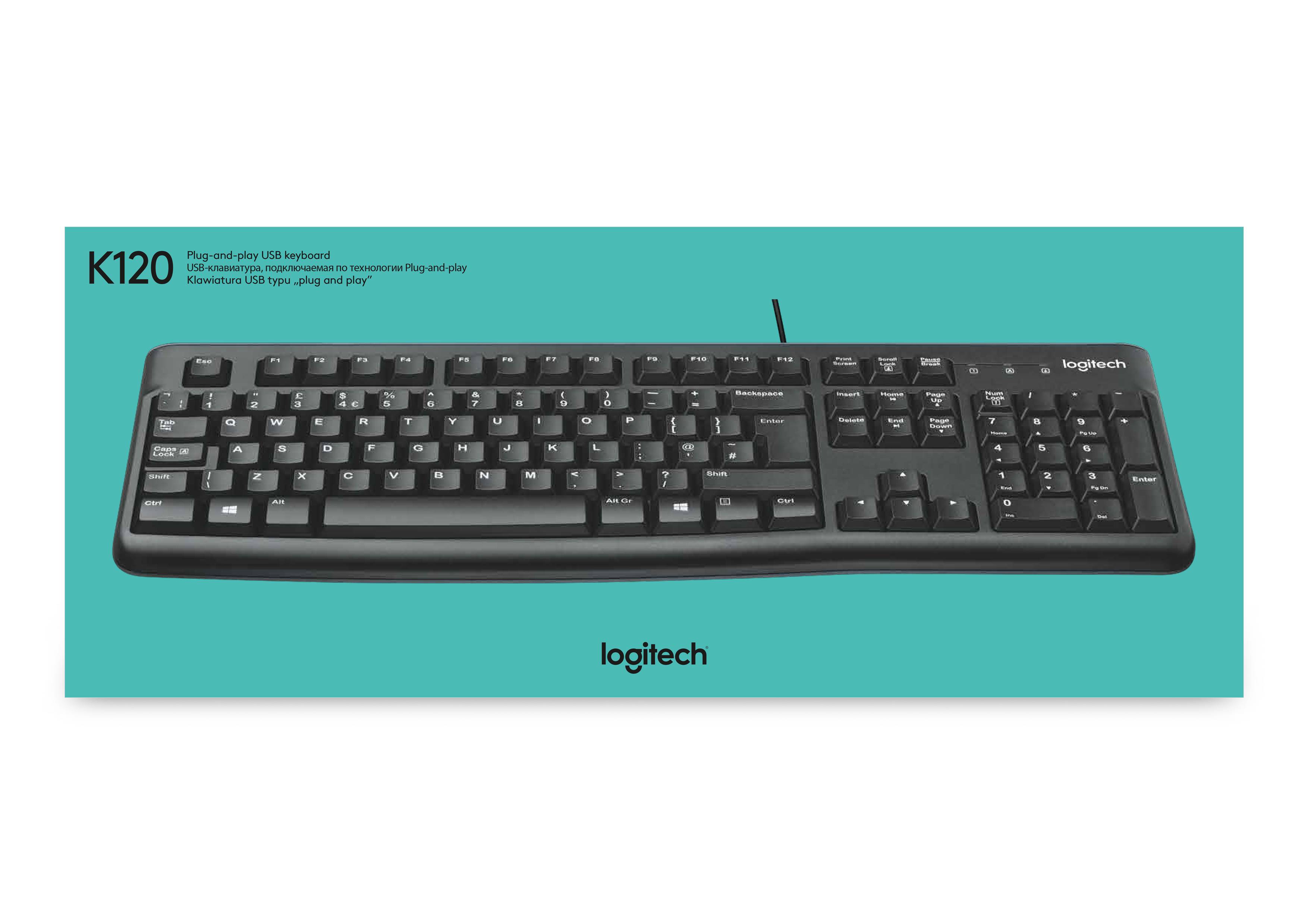 Rca Informatique - image du produit : KEYBOARD K120 BELGIAN LAY OUT BE