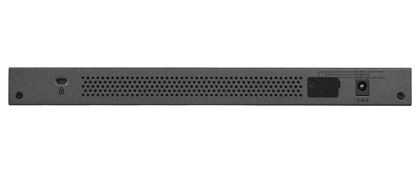 Rca Informatique - image du produit : 16-PORT POE/POE+GB UNMGD SWITCH 76W