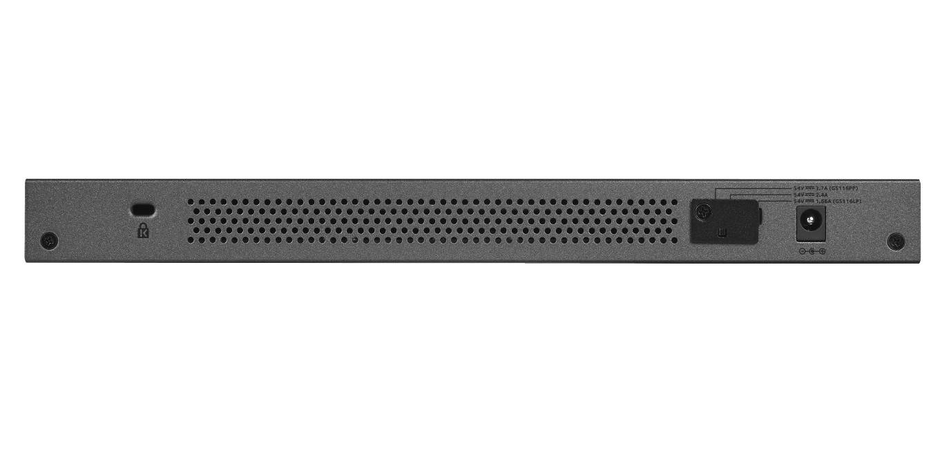 Rca Informatique - image du produit : 16-PORT POE/POE+GB SWITCH POE 183W UNMGD