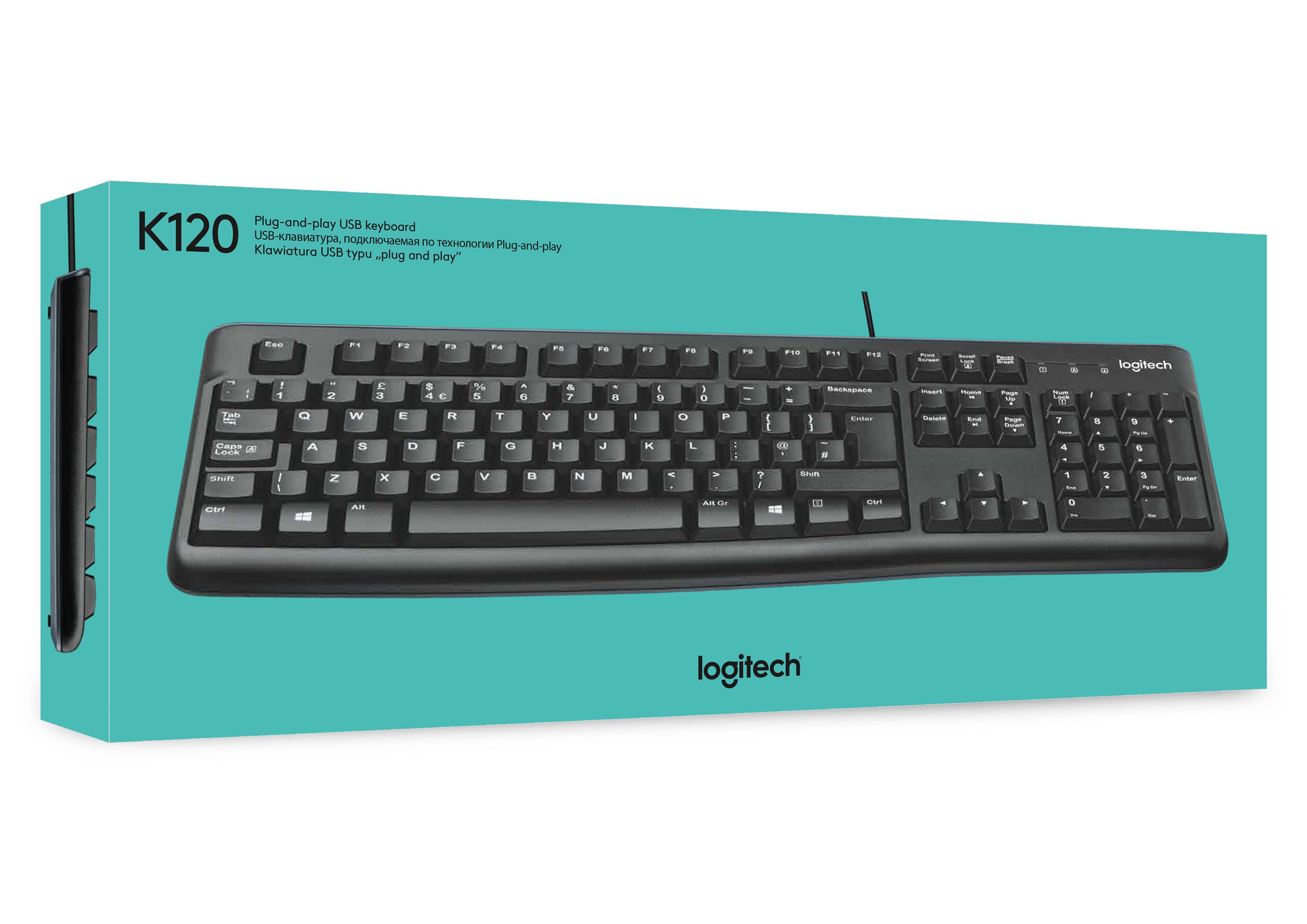 Rca Informatique - image du produit : KEYBOARD K120 - N/A - NLB NSEA BE