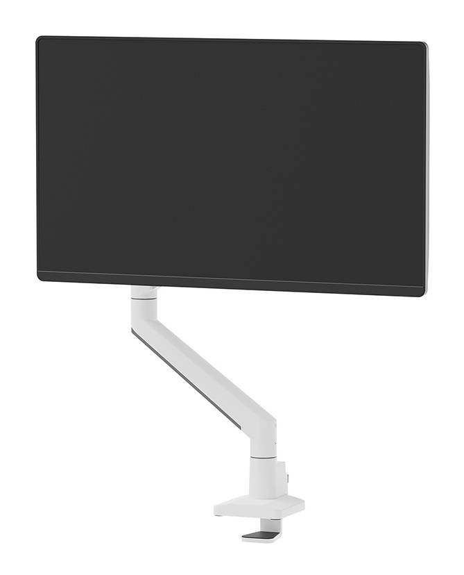 Rca Informatique - image du produit : NEXT SLIM DESK MOUNT SINGLE DISPLAY TOPFIX CLAMP/GROMM WHITE