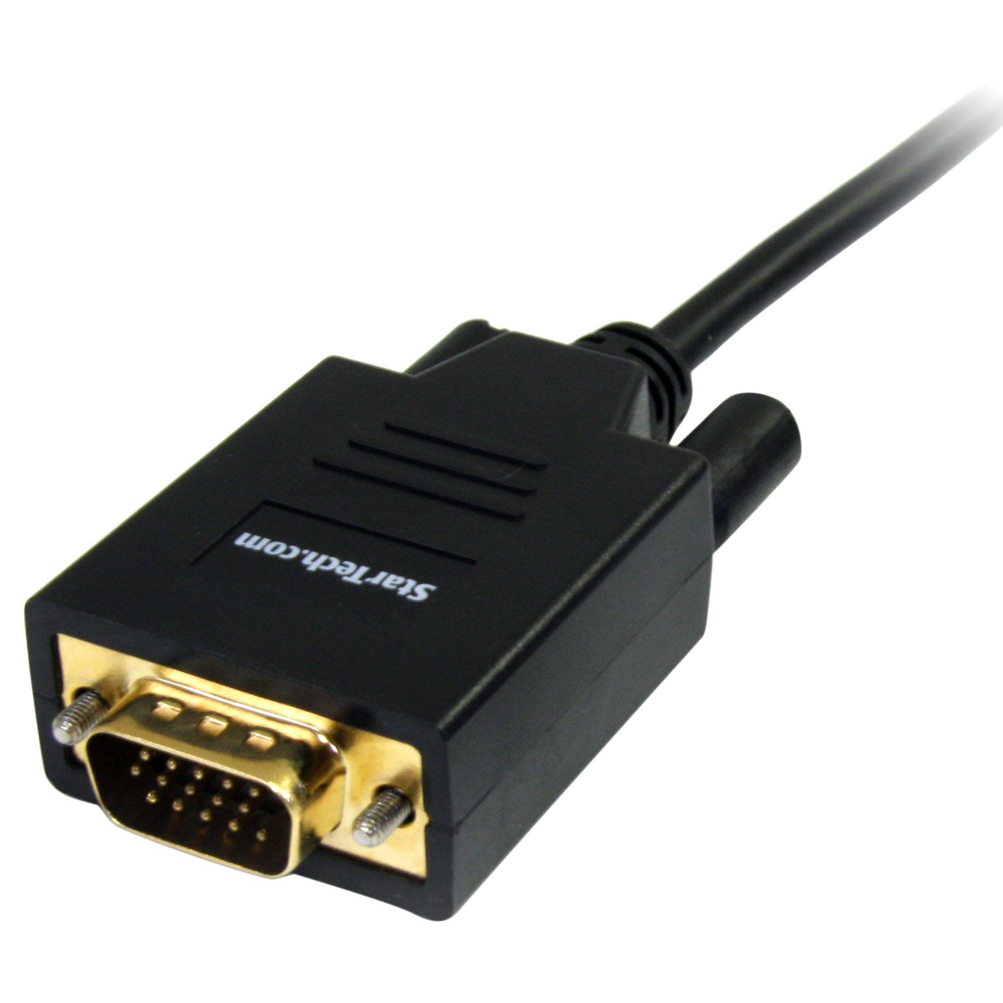 Rca Informatique - image du produit : CABLE MINI DISPLAYPORT VERS VGA - M/M - 18M