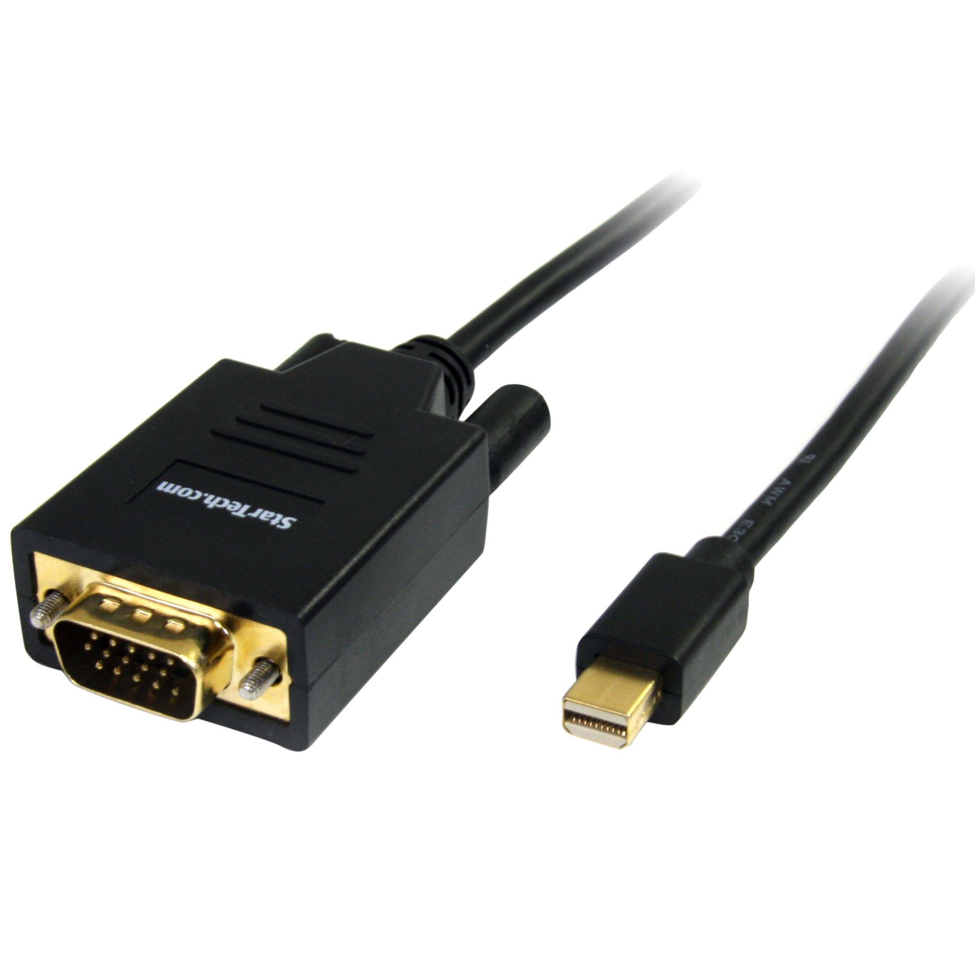 Rca Informatique - Image du produit : CABLE MINI DISPLAYPORT VERS VGA - M/M - 18M