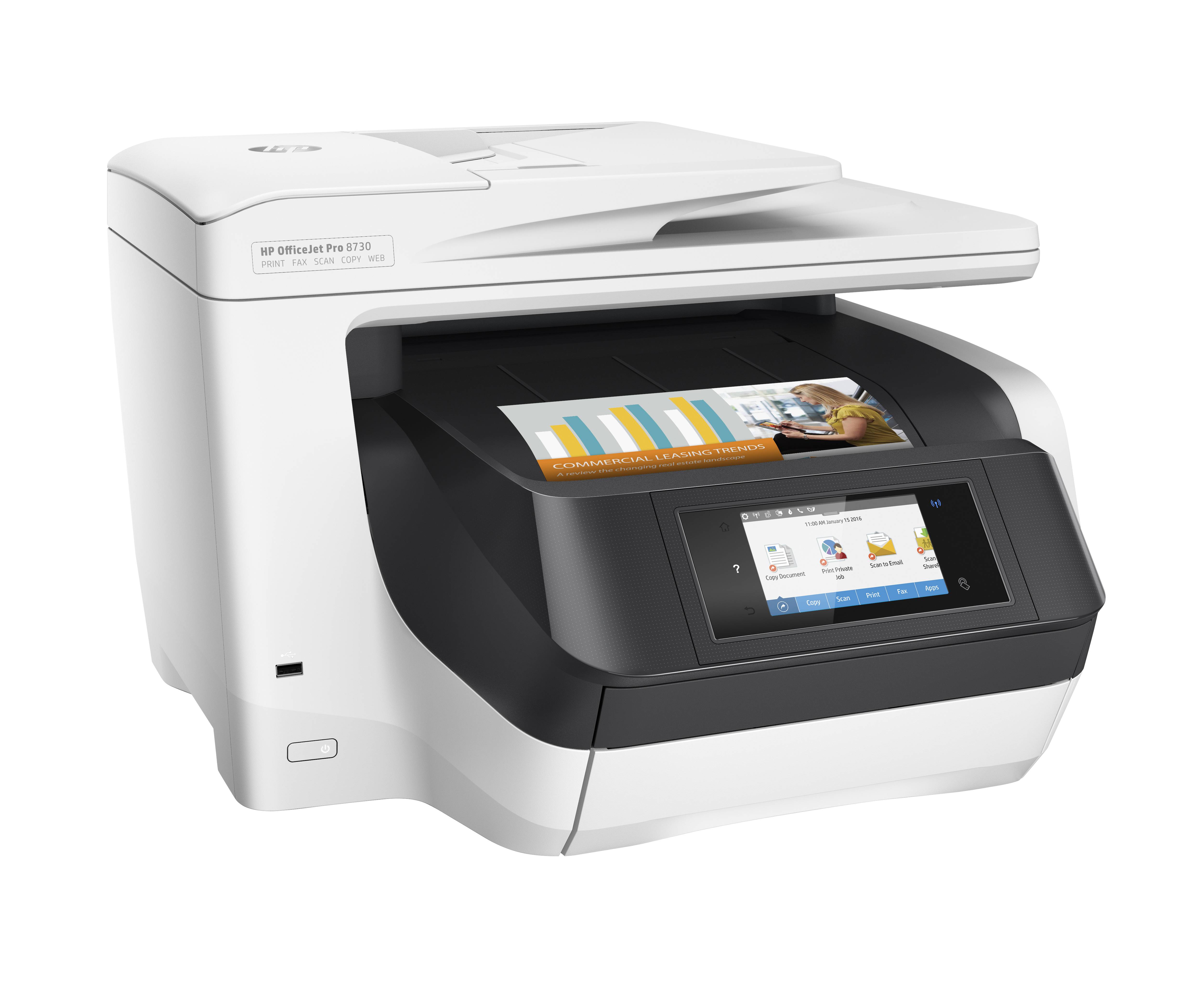 Rca Informatique - image du produit : OFFICEJET 8730 MFP PRO 35PPM A4 PRO 35PPM A4