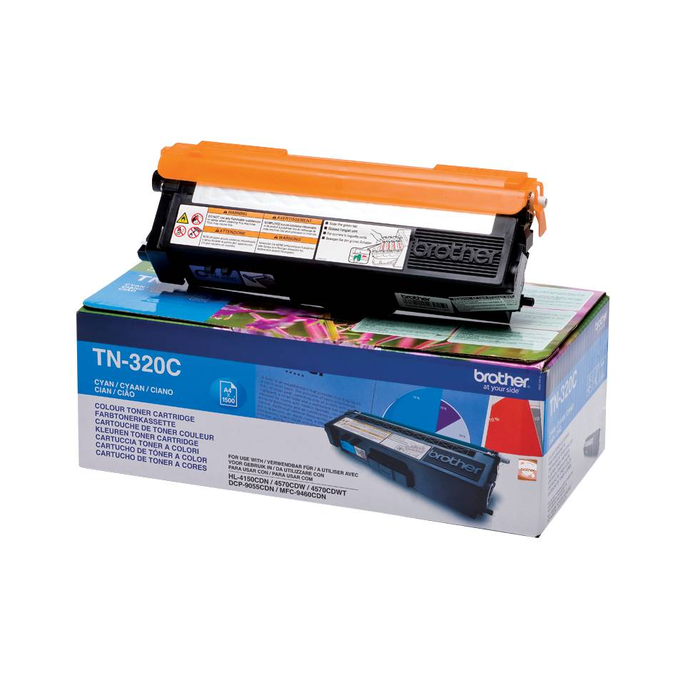 Rca Informatique - image du produit : TN-320C TONER CYAN 1500 PG F/ HL4150CDN/4570CDW/4570CDWT